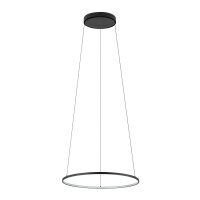 Ring Kronleuchter LED Schwarz 3000 K 560 lm Ø 45...