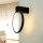 LED Wandlampe Schwarz Aluminium 3000 K 190 lm Ø 18 cm