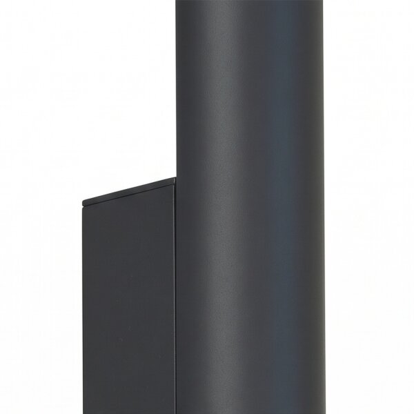 Wandleuchte Schwarz 2-flammig Up Down GU10 R35 Metall