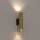 Wandlampe Messing Up Down 2-flammig GU10 R35 innen Flur Treppe