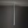 Deckenspot Weiß Ø 4 cm rund H: 90 cm GU10 R35 Aluminium