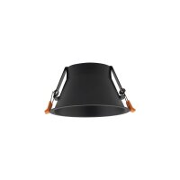 Einbaustrahler Schwarz GX53 Metall Ø 14,5 cm Decke...