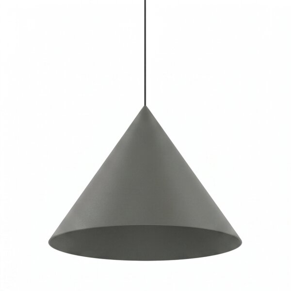 Hängelampe Grau GU10 Ø 50 cm Metall Retro verstellbar