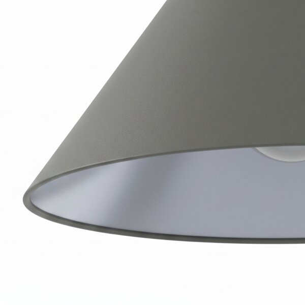 Hängelampe Grau GU10 Ø 50 cm Metall Retro verstellbar