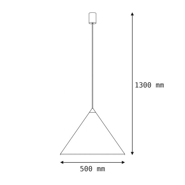 Hängelampe Grau GU10 Ø 50 cm Metall Retro verstellbar