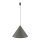 Hängelampe Grau GU10 Ø 50 cm Metall Retro verstellbar