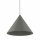 Hängelampe Grau GU10 Ø 50 cm Metall Retro verstellbar