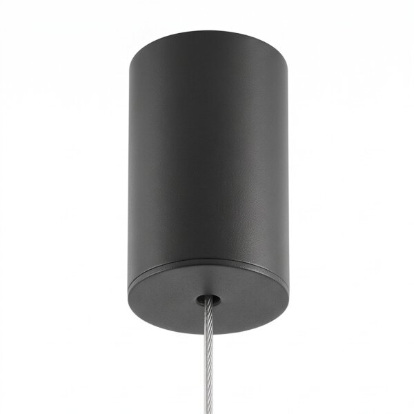 LED Hängeleuchte schmal Ø 5,5 cm Schwarz 4000 K 700 lm Metall