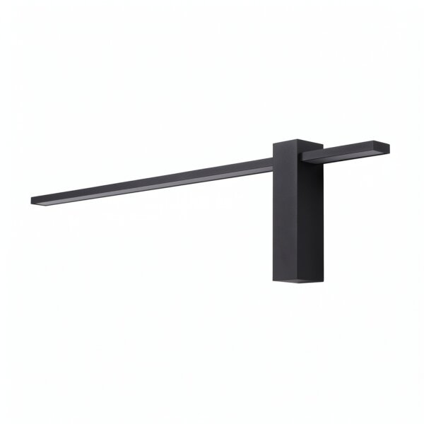 LED Wandleuchte Schwarz 4000 K 80 cm lang indirekt