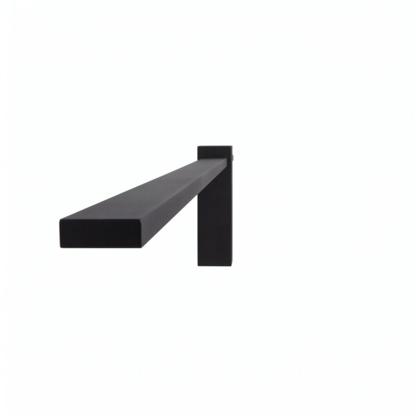 LED Wandleuchte Schwarz 4000 K 80 cm lang indirekt