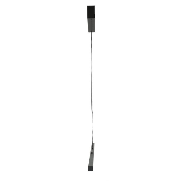 LED Hängelampe Schwarz 4000 K 120 cm lang höhenverstellbar