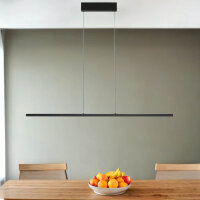 LED Hängelampe Schwarz 4000 K 120 cm lang...