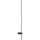 Indirekte Wandlampe LED Schwarz 4000 K 570 lm 1,2 m hoch