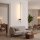 Applique indirecte LED noir 4000 K 570 lm 1,2 m de haut