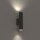 Wandleuchte 2-flammig Up Down Grau GU10 R35 Metall Modern