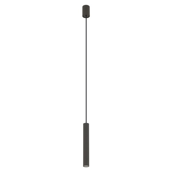 Pendelleuchte Grau GU10 R35 Ø 4 cm schmal Metall
