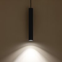 Pendelleuchte Grau GU10 R35 Ø 4 cm schmal Metall