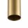 Deckenspot GU10 R35 Messing H: 75 cm 4 cm schmal