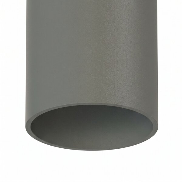 Deckenspot Metall schmal Ø 4 cm H: 18,4 cm GU10 R35 Grau
