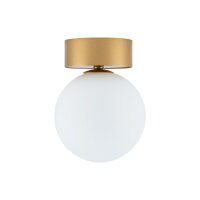Deckenleuchte Bad Kugel Ø 12 cm G9 in Gold matt...
