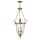 Pendelleuchte Messing massiv Glas Esszimmer Barock