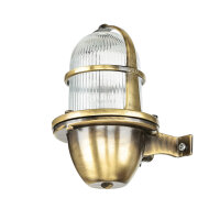 Au&szlig;enlampe Wand Mesisng Glas massiv rostfrei
