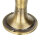 Wegeleuchte klein 25 cm IP64 E27 Echt-Messing Glas
