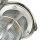 Wandlampe außen Riffelglas Messing in Nickel E27