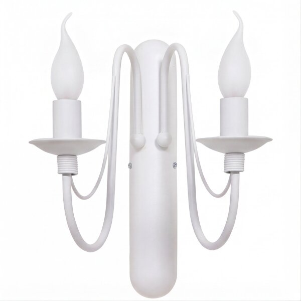 Wandleuchte Weiß Rustikal Lampe Wohnzimmer Flur