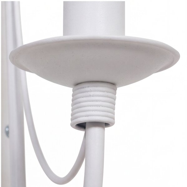 Wandleuchte Weiß Rustikal Lampe Wohnzimmer Flur