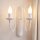 Wandleuchte Weiß Rustikal Lampe Wohnzimmer Flur