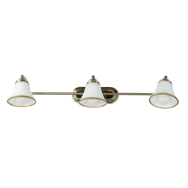 Bad Wandlampe 3xE14 67cm drehbar Jugendstil GRANDO