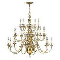 Riesen Kronleuchter Messing massiv Barock Ø123cm