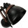 Wandlampe mit Stecker Kabel Holz Metall verstellbar