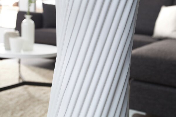 Extravagante Standleuchte Retro 120cm weiß
