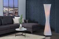 Extravagante Standleuchte Retro 120cm weiß