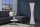 Extravagante Standleuchte Retro 120cm weiß