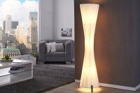 gro&szlig;e Stehleuchte 160cm Retro extravagant wei&szlig;