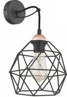 Wandleuchte GALAXY Schwarz Metall Modern Design