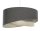 Hängelampe Grau Creme E27 rund Ø 40 cm Stoff Modern