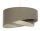 Hängelampe Modern E27 rund D: 40 cm Braun Stoff Boho