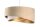 Hängelampe Stoff Beige Gold E27 rund D: 50 cm Velours Optik