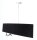 Pendelleuchte Schwarz Weiß rund D: 50 cm E27 Retro Motiv