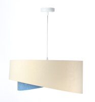 Hängeleuchte Stoff Velours Optik rund Ø 50 cm...