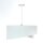 Hängelampe Weiß Creme rund Ø 50 cm E27 Velours Optik Stoff