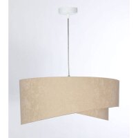 Hängeleuchte Stoff Velours Optik rund Ø 50 cm...