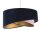 Hängelampe Stoffschirm Blau Rosa Gold E27 rund Ø 50 cm