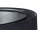 Hängeleuchte Schwarz Silber E27 D: 50 cm Stoff Velours Optik