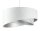Hängeleuchte Weiß Grau Silber E27 rund D: 50 cm Stoff