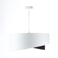Hängeleuchte E27 rund Ø 50 cm Stoff...